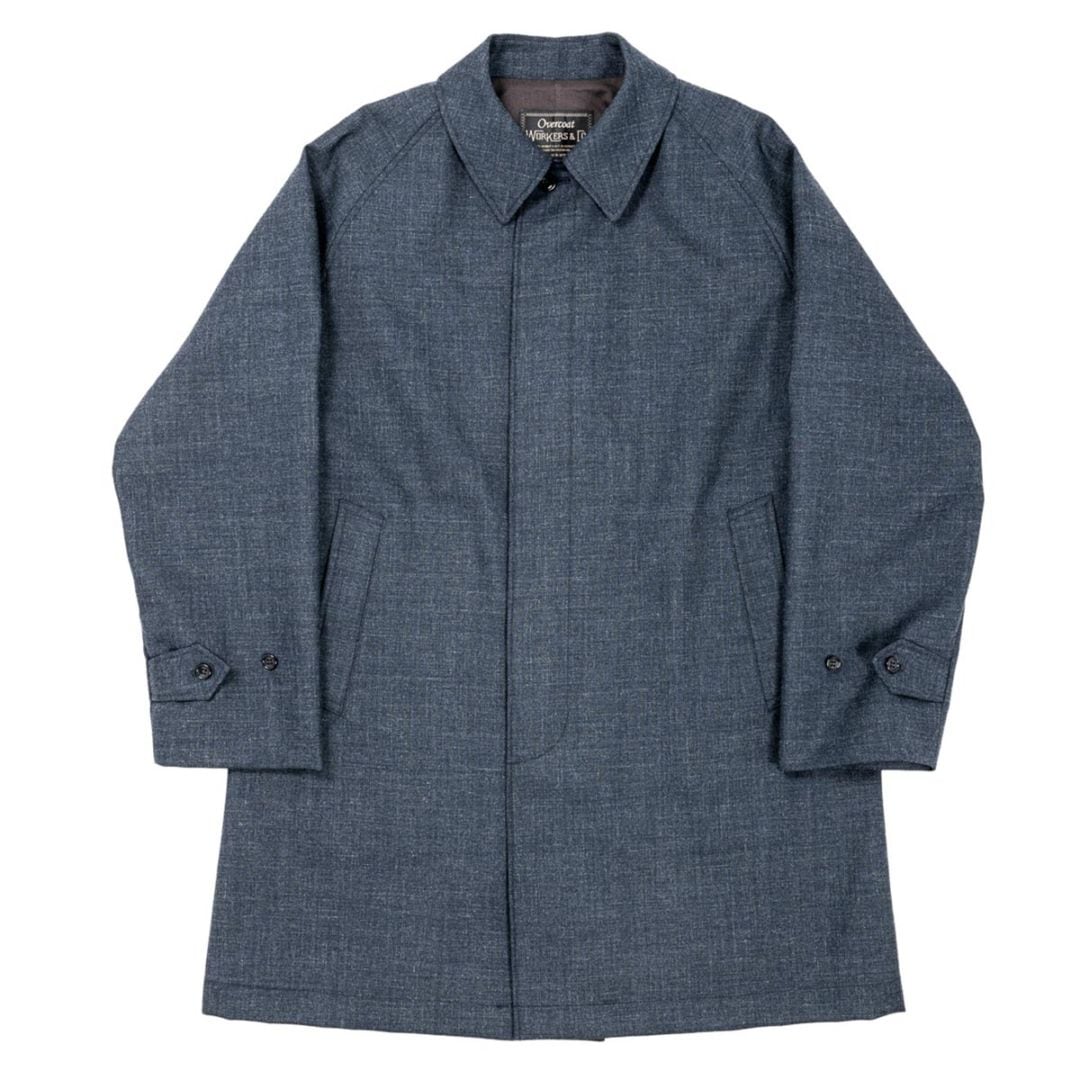 【美品】Wool/Check bal collar short コート 予約商品(お届け予定 10月頃以降) ワーカーズ WORKERS バル