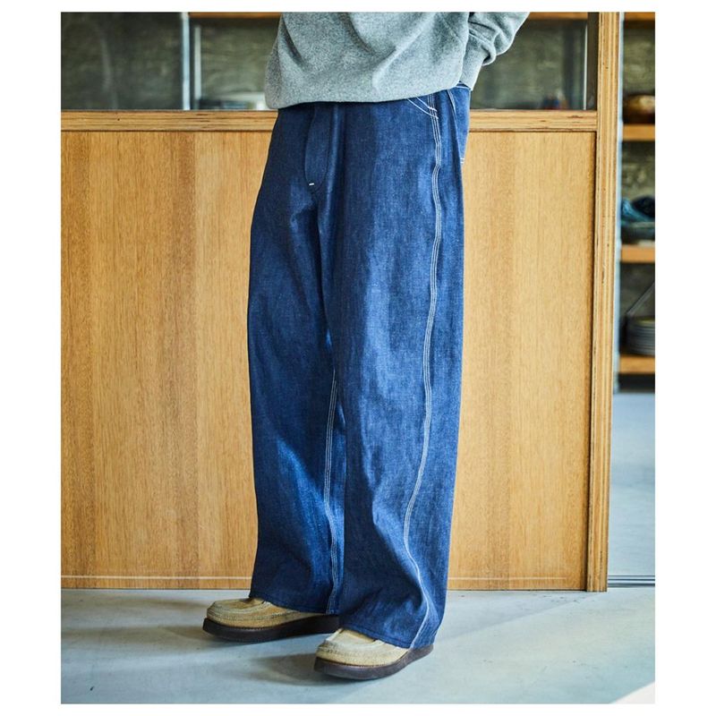 ͽ����(���Ϥ�ͽ�� 8��ʹ�) orSlow ���������� �ꥸ�å� �磻�ɥե��å� 30'S �ڥ��󥿡� �ѥ�� RIGID WIDE FIT 30'S PAINTER PANTS (01-5126-80-RESERVE)
