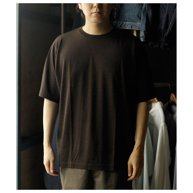 BATONER wool Tシャツ WASHABLE WOOL T-SHIRT - WUNDER