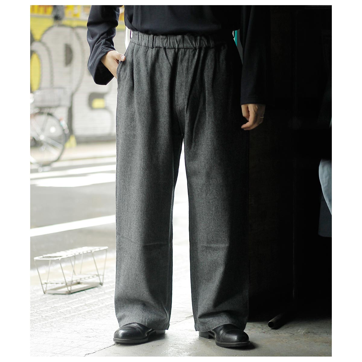 20% �ݥ���ȴԸ�!! �ߥå��� MITTAN ������ǥ˥�磻�� WOOL DENIM WIDE PANT (PT-129-25AW)