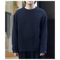 ΥΥå NONNOTTE ѥ ɥӡ åե 롼ͥåץ륪С Alpaca Dobby Waffle Draping C/N Pullover (N-25A-017)