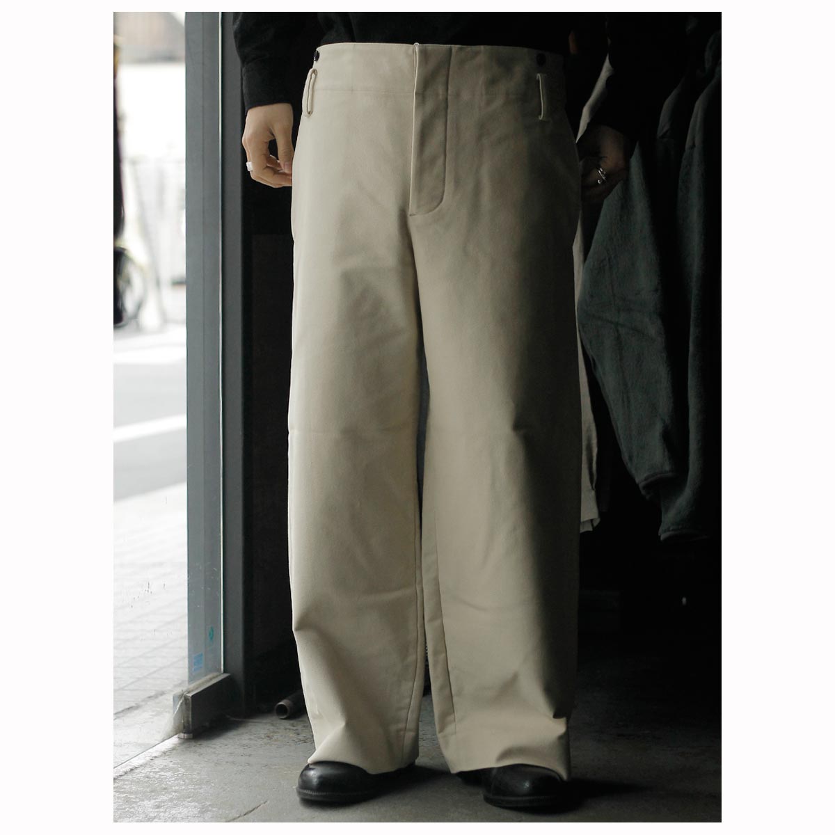 �ե����ʥ륻���� 50%OFF �������� AXIS ��ǲ�ɥӡ������� �ץ�ߥ��ॹ������ �磻�� �ѥ�� Dobby Cloth Wide Pants (P002-25AW)