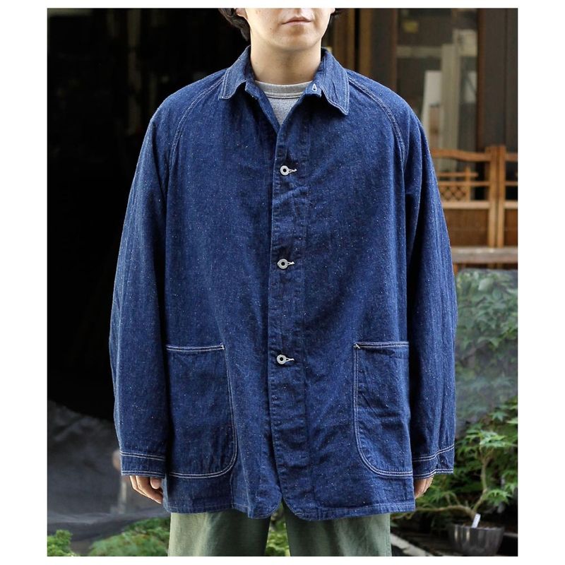 ͽ(Ϥͽ 9ʹ) orSlow  40'S  ǥ˥ 롼եå С 40'S WWII DENIM LOOSE FIT COVERALL (01-6142-81-RESERVE)
