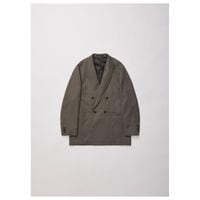 ����ƥꥢ ULTERIOR ���󥸥� �إ��ܡ��� ���ȥ饤�� ���֥른�㥱�å� MELANGE HERRINGBONE STRIPE DB JKT (UJK25-KC207-B)