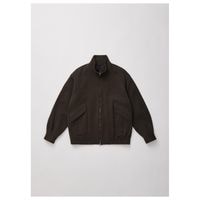 ����ƥꥢ ULTERIOR �����륷�륯 �������� ���åץ��å� ���㥱�å� WOOL SILK KERSEY ZIP UP JKT (UBS47-KC206-B)