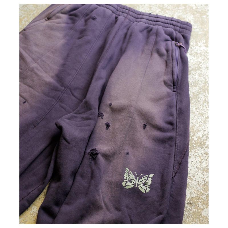 �ˡ��ɥ륺 NEEDLES   �ǥ��󥹥ȥ饯�ƥå� H.D. �������åȥѥ�� ���åȥ� �ե��� �ƥ꡼ Deconstructed H.D. Sweat Pant - Cotton French Terry (RW337)