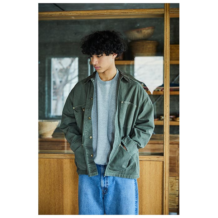 orSlow オアスロウ リラックスフィット オックスフォード ダック