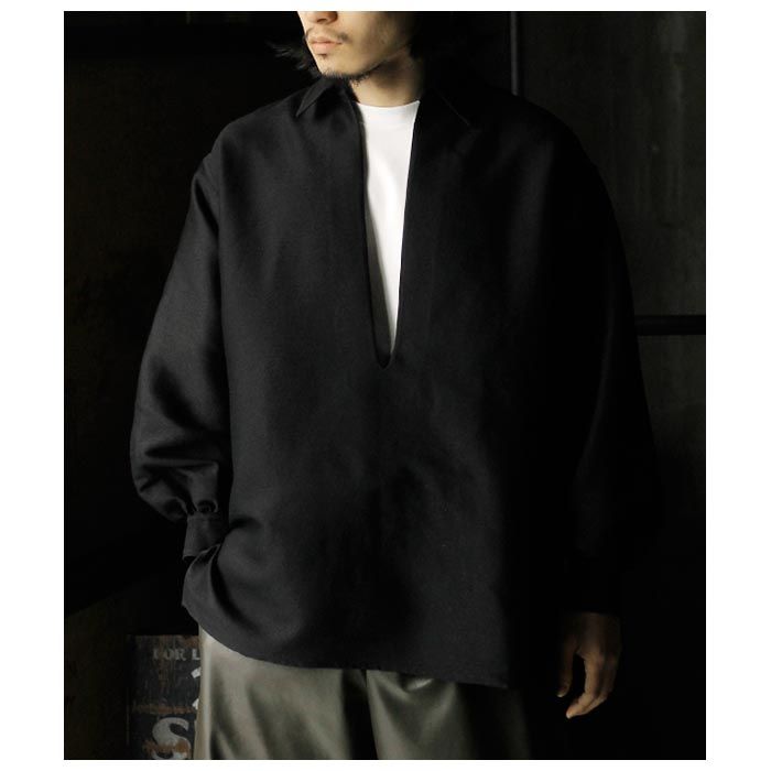  AXIS  륯 åѡ Wool/Silk Skipper Shirts (CH005-25AW)