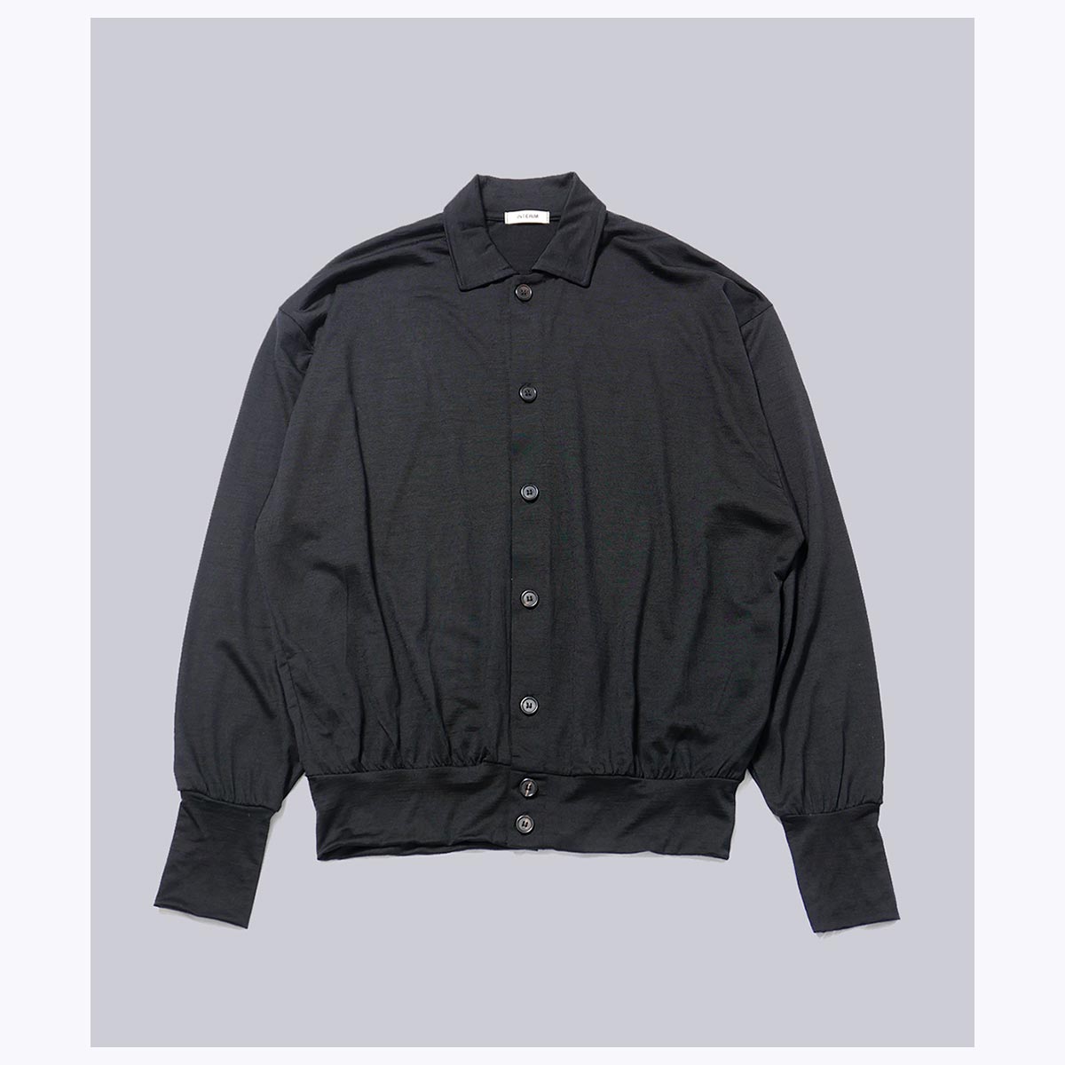 ƥ INTERIM ȥ ե Υ 㡼 ݥ ǥ EXTRA FINE MERINO WOOL JERSEY POLO CARDIGAN (IT25A277)