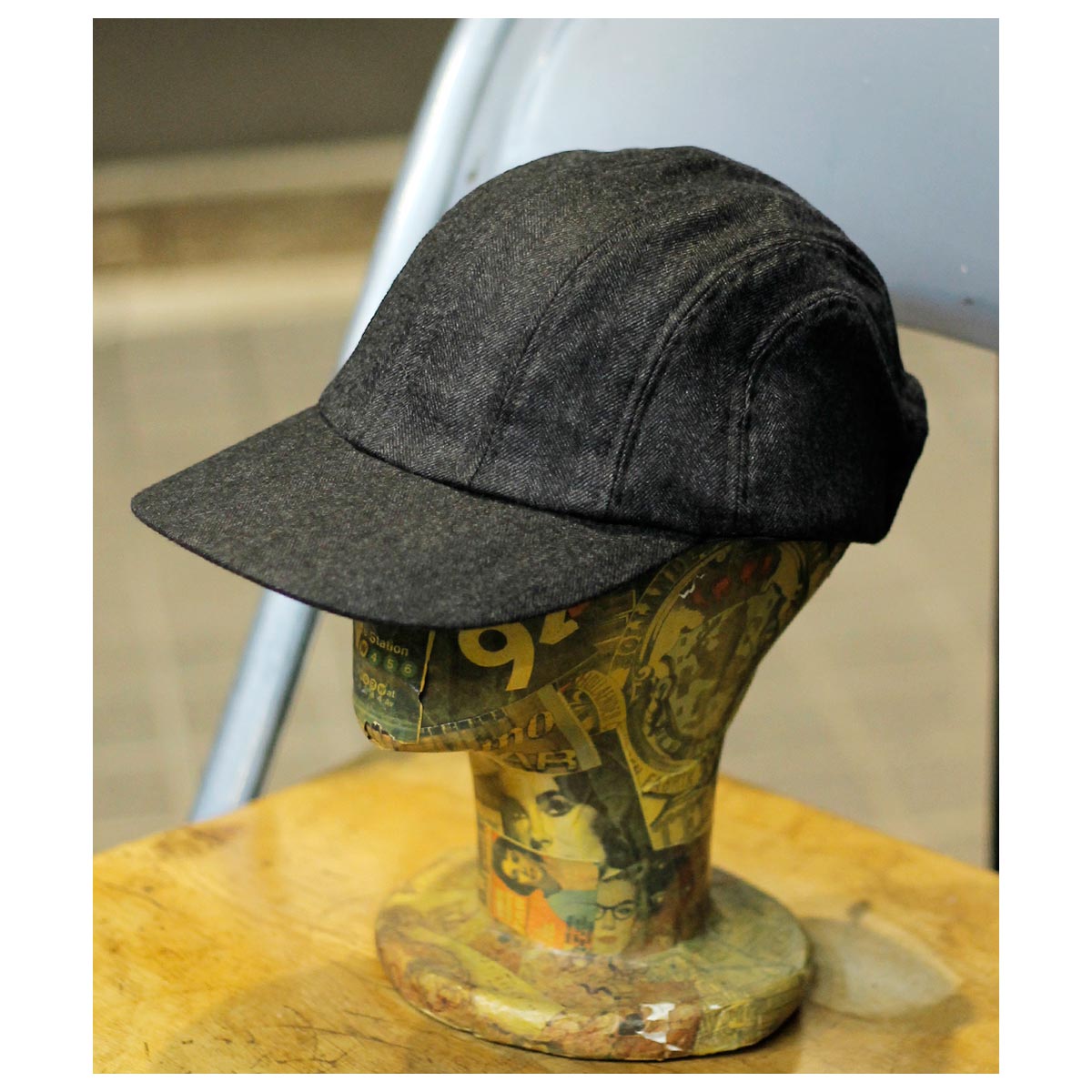 �ΥΥå� NONNOTTE ����ɡ� �إ��ܡ��� �ե��ͥ� �ɥ졼�ԥ� ����å�A Shadow Herringbone Flannel Draping Cap A (N-25A-092)