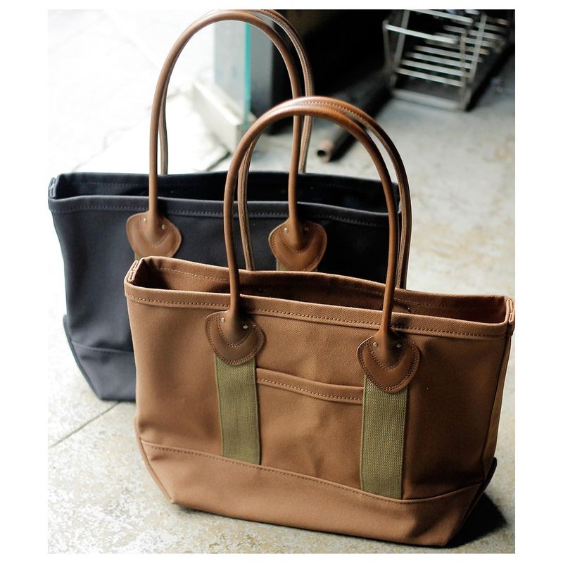ワーカーズ WORKERS レザー ハンドル キャンバス トート バッグ