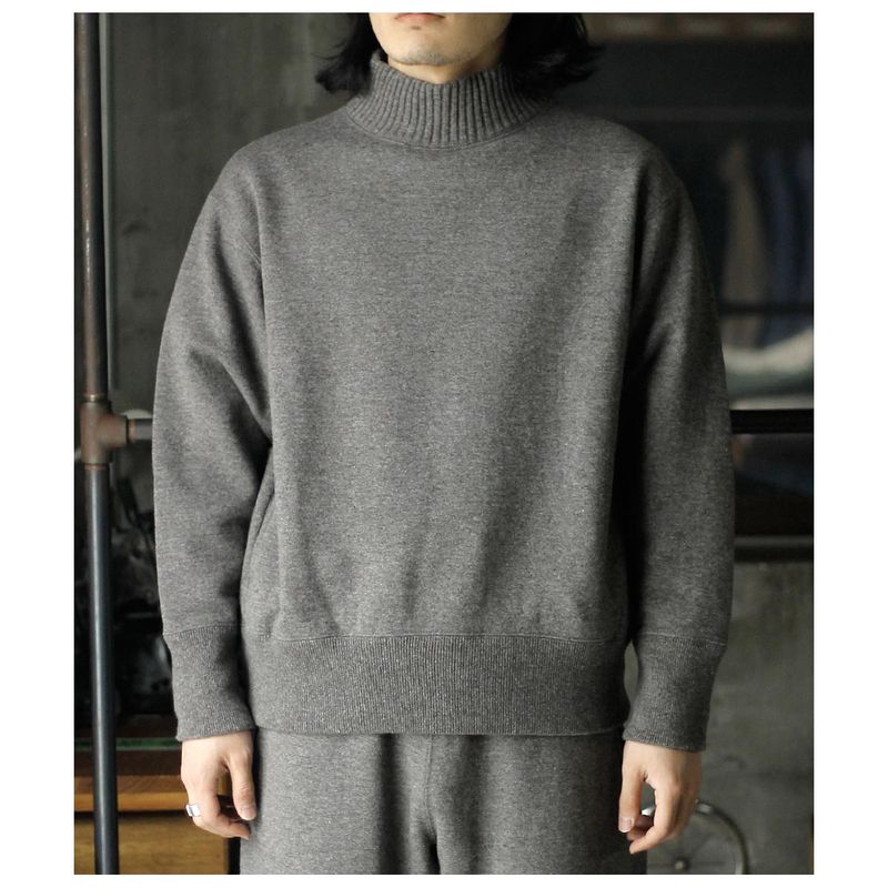 ץ Slopeslow  եƥ꡼ ȥ å ͥå åȥ Wool French terry turtle neck sweatshirt (1253018)