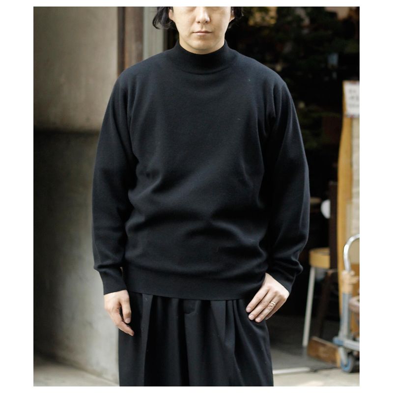 Хȥʡ BATONER 󥷥㥤 ߥ åͥå SUNSHINE CASHMERE MOCK NECK (BN-25FM-048)