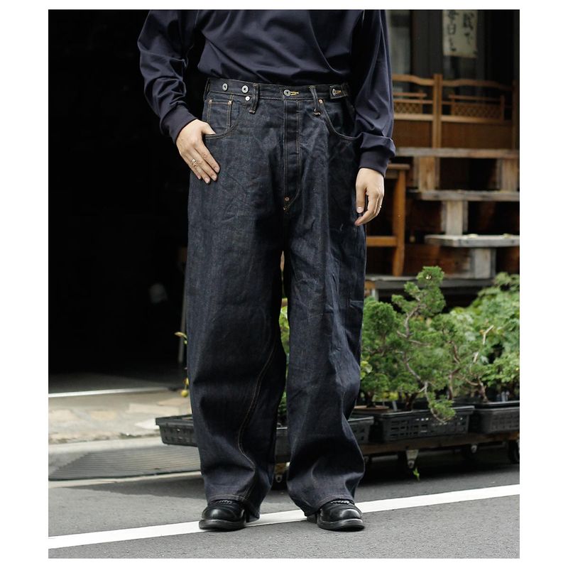 塼 SKEWed ݥåȥѥ 201 COIN POCKET PANTS model.LV BLUE RINSE (HS1201-100)