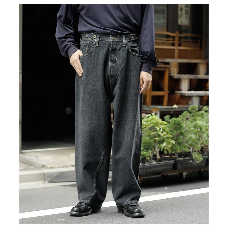 40%OFF ������ �����塼 SKEWed ���ȡ��󥦥��å��� �֥�å��ǥ˥� ������ݥ��åȥѥ�� 201 COIN POCKET PANTS model.LV BLACK STONE (HS1201-183)