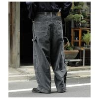�����塼 SKEWed ���ȡ��󥦥��å��� �֥�å��ǥ˥� �ڥ��󥿡��ѥ�� 11W PAINTER PANTS  model.LE BLACK STONE (HS111-183)
