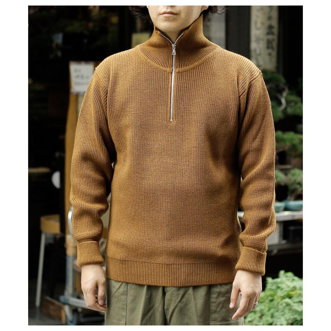 ǥ륻󥢥ǥ륻 ANDERSEN-ANDERSEN ɥ饤С˥å 7 ϡեå ץ륪С  ˥å 7GG SAILOR 1/2 ZIP PULLOVER HALF ZIP (AA-SAILOR-HZ)