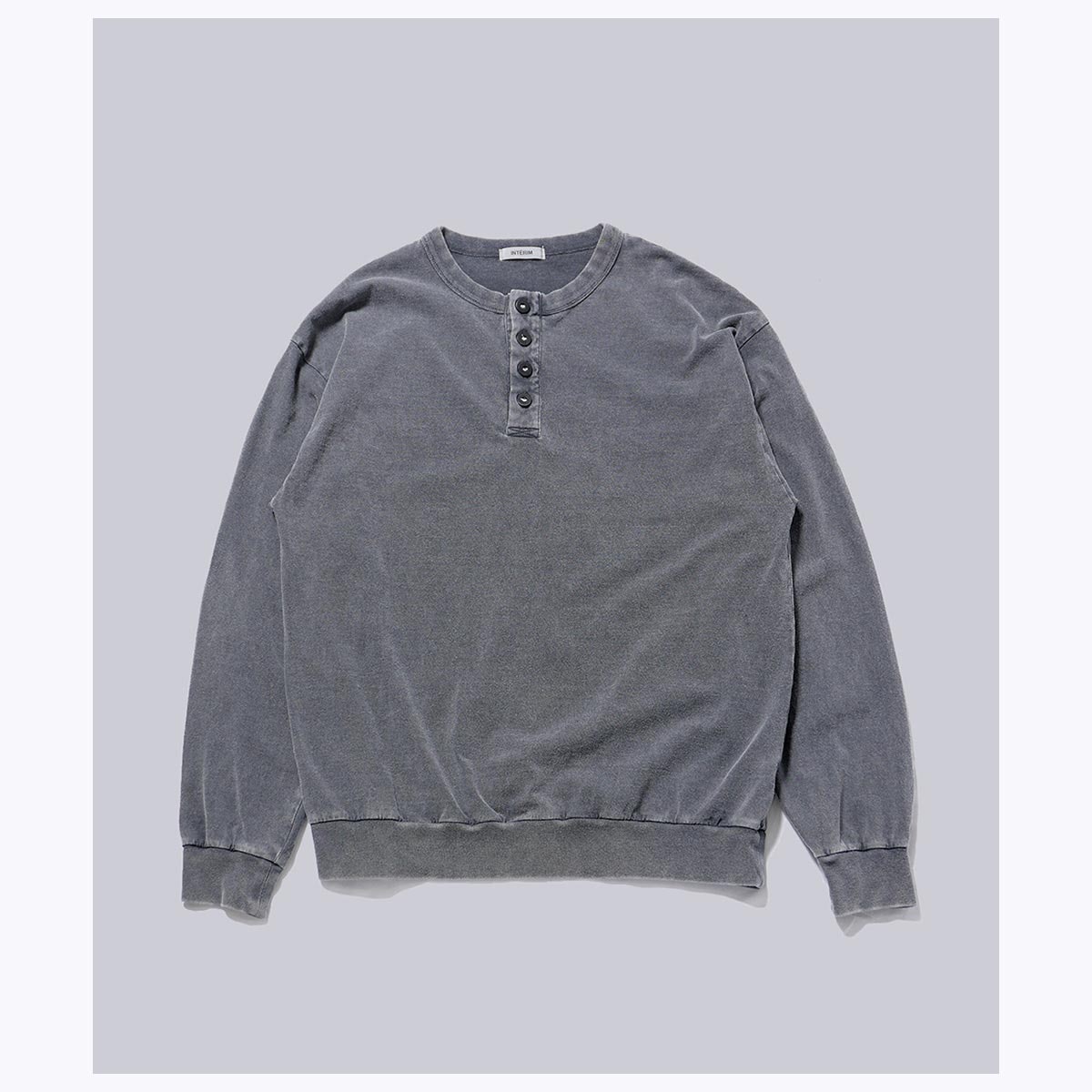 ����ƥ�� INTERIM ������ơ��� �ե����� �إ�꡼�ͥå� ���󥰥��꡼�� T����� VINTAGE FADE HENRY-LONG TEE (IT25A263)
