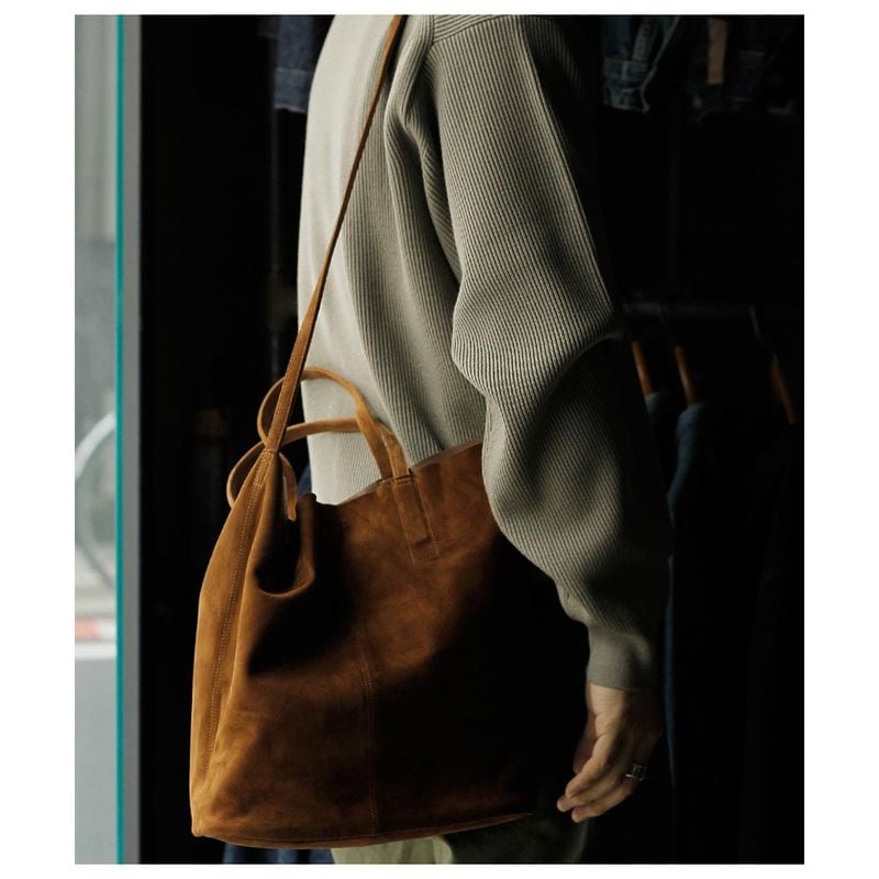 ե Morphee ȥ쥶   ߥǥ ȡ 3WAY MEDIUM TOTE OILED SUEDE (ML-OILEDSUEDE)