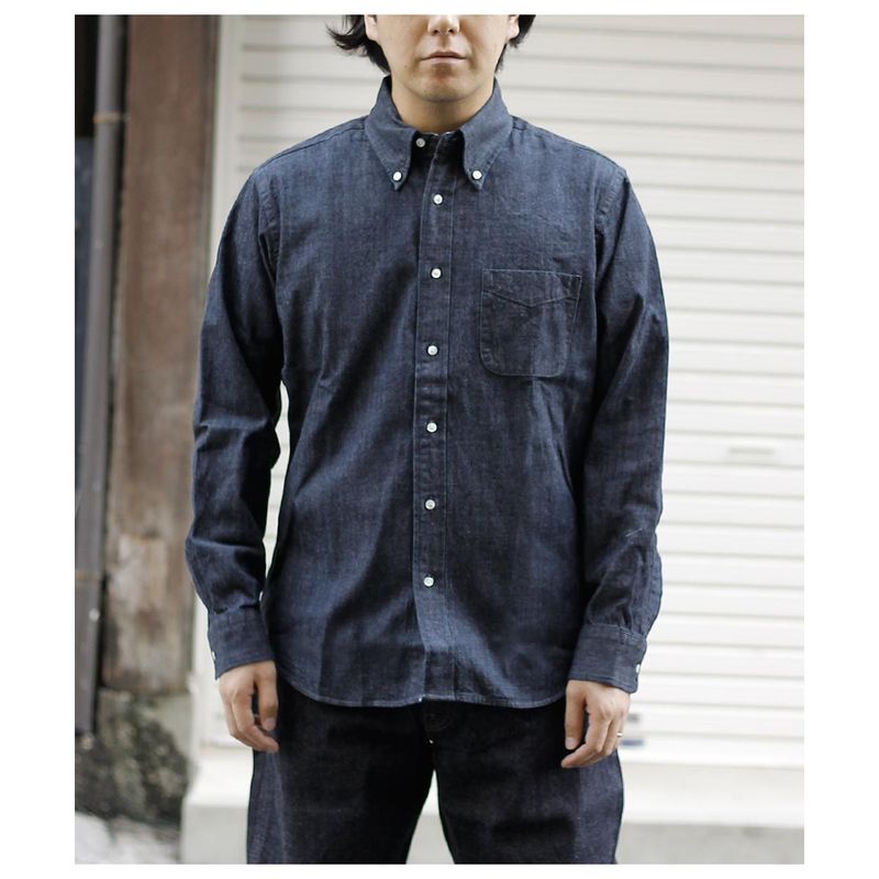  WORKERS ǥե ܥ󥷥 7.5oz ǥ˥ 󥦥å Modified BD Shirt 7.5oz Denim, OW (2510-MDBD-DOW)