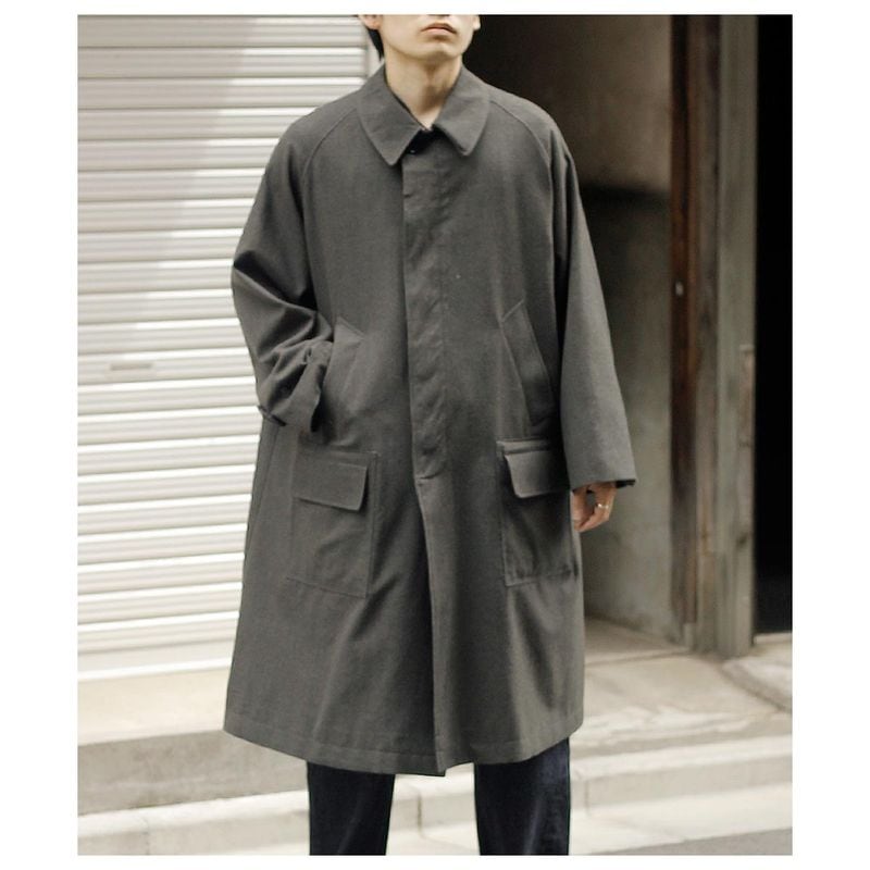 ƥ INTERIM ߥ꥿꡼ 륵 ϥѡӥå ϥƥ С MILITARY WOOL SERGE HYPER BIG HUNTING OVER COAT (IT25A041)