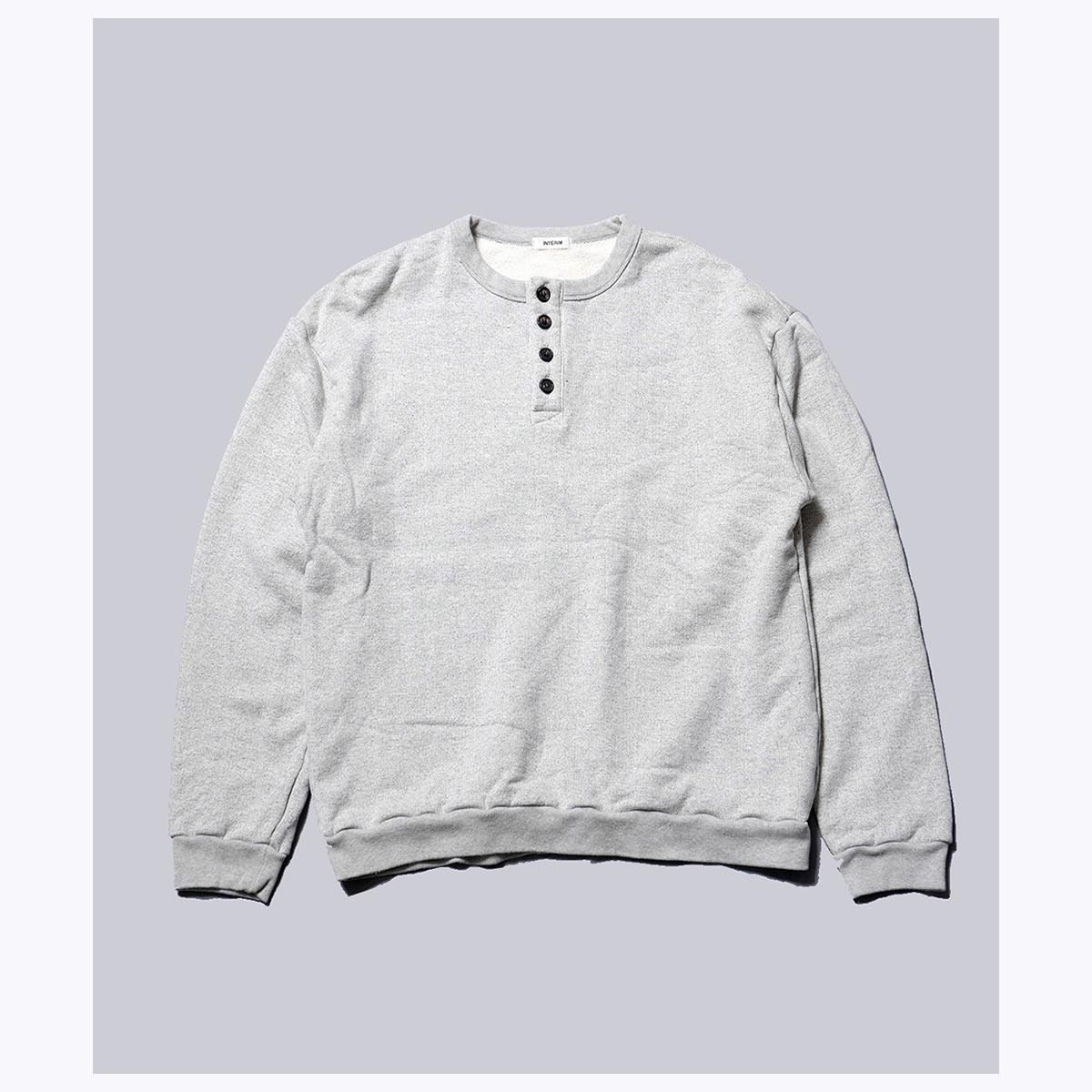 ƥ INTERIM إ꡼ͥå 롼ץ å  HENRY LOOP WHEEL SWEAT SHIRT (IT25A223)