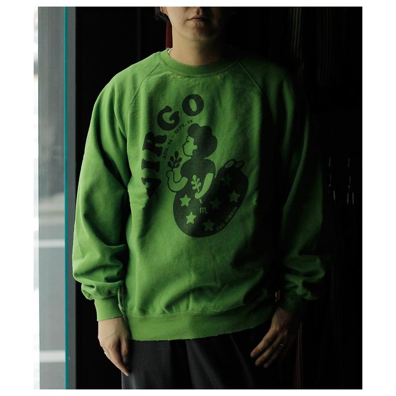 ֥ͥ NEXUSVII. VIRGO / 롼ͥåå VIRGO CREW SWEAT (ROA-NNK-C0L)