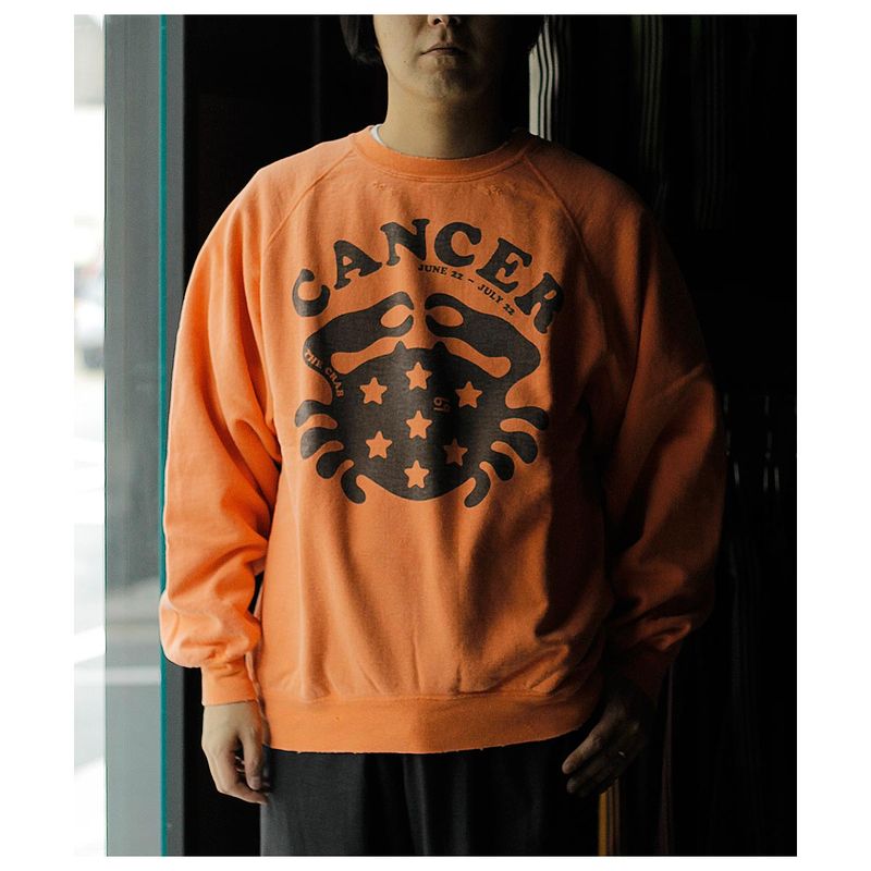 ֥ͥ NEXUSVII. CANCER / 롼ͥåå CANCER CREW SWEAT (ROA-NNK-C0J)