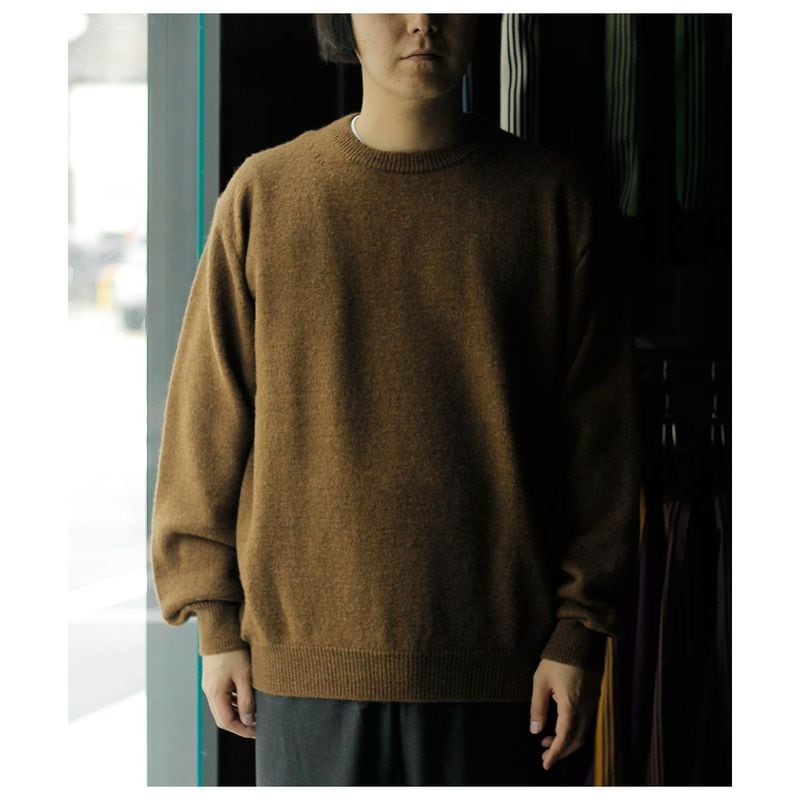 20%OFF セール バトナー BATONER ブルーフェイス クルーネック