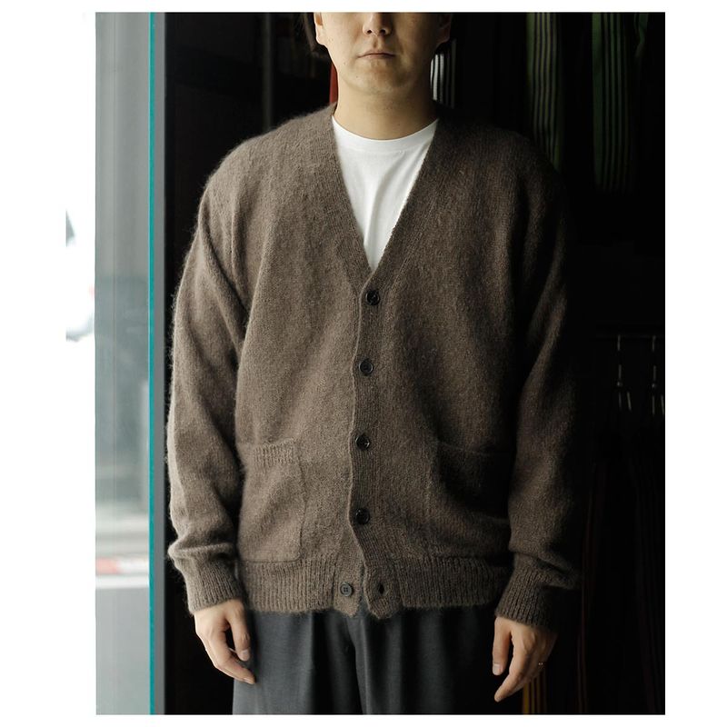 Хȥʡ BATONER ԥ奢 إ Vͥåǥ PURE MOHAIR V CARDIGAN (BN-25FM-066)
