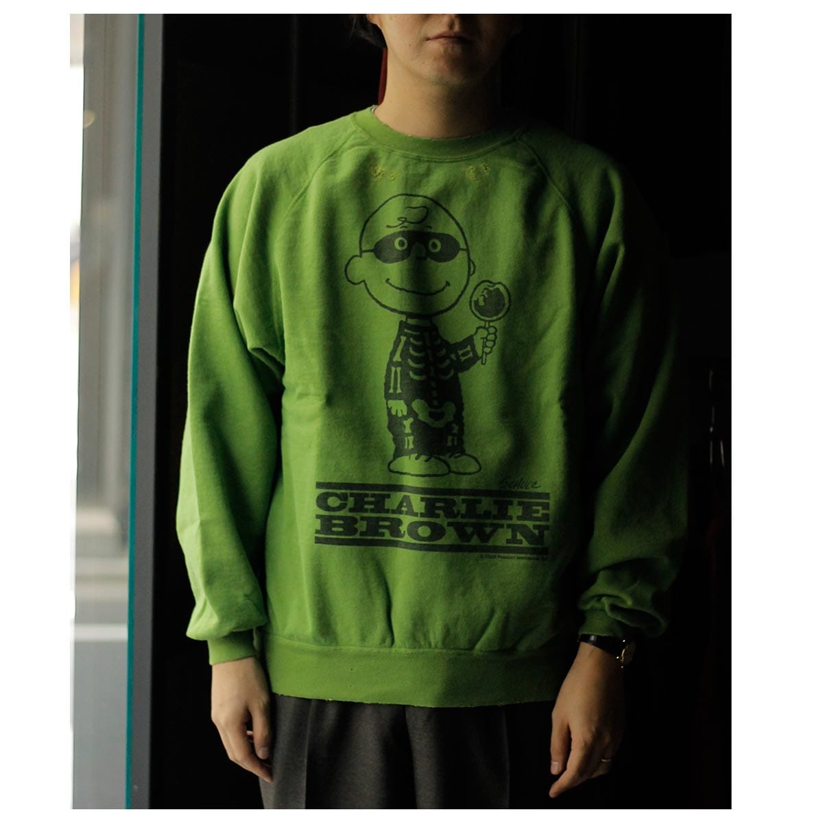 ネクサスセブン NEXUSVII. CHARLIE BROWN クルーネックスウェット