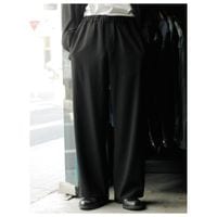 ����ƥ�� INTERIM ������ ���졼�� ���֥� �١��� �ǥåɥ��ȥå� �ե��֥�å� �磻��  �ɥ쥹 ���������ѥ�� WOOL CREPE SABLE VOILE DEADSTOCK FABRIC WIDE DRESS EASY PANTS (IT26S019)