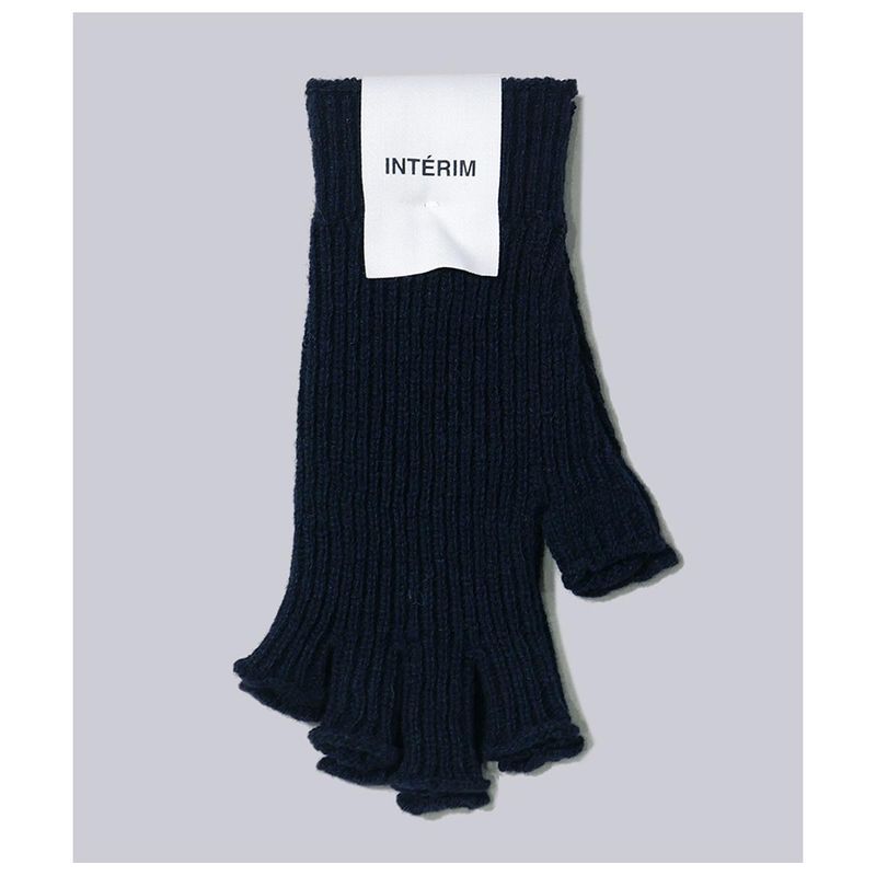 ����ƥ�� INTERIM �䥯 ��إ� �ǥåɥ��ȥå� �䡼�� �ե��󥬡��쥹 �������� YAK MOHAIR DEADSTOCK YARN FINGERLESS GLOVES (IT25A389)
