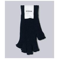 ����ƥ�� INTERIM �䥯 ��إ� �ǥåɥ��ȥå� �䡼�� �ե��󥬡��쥹 �������� YAK MOHAIR DEADSTOCK YARN FINGERLESS GLOVES (IT25A389)