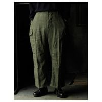 ����ƥ�� INTERIM �������� ��ͥ� ����󥰥� �ե��ƥ����� �ȥ饦����  SUITING LINEN JANGLE FATIGUE TROUSER (IT26S037)