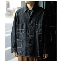 ����ƥ�� INTERIM ����Х֥����åȥ� ����ȥ� �ǥ˥� 1st �إ饯�쥹 ���С������� ZIMBABWE COTTON SHUTTLE DENIM 1st HERCULES COVERALL (IT26S041)