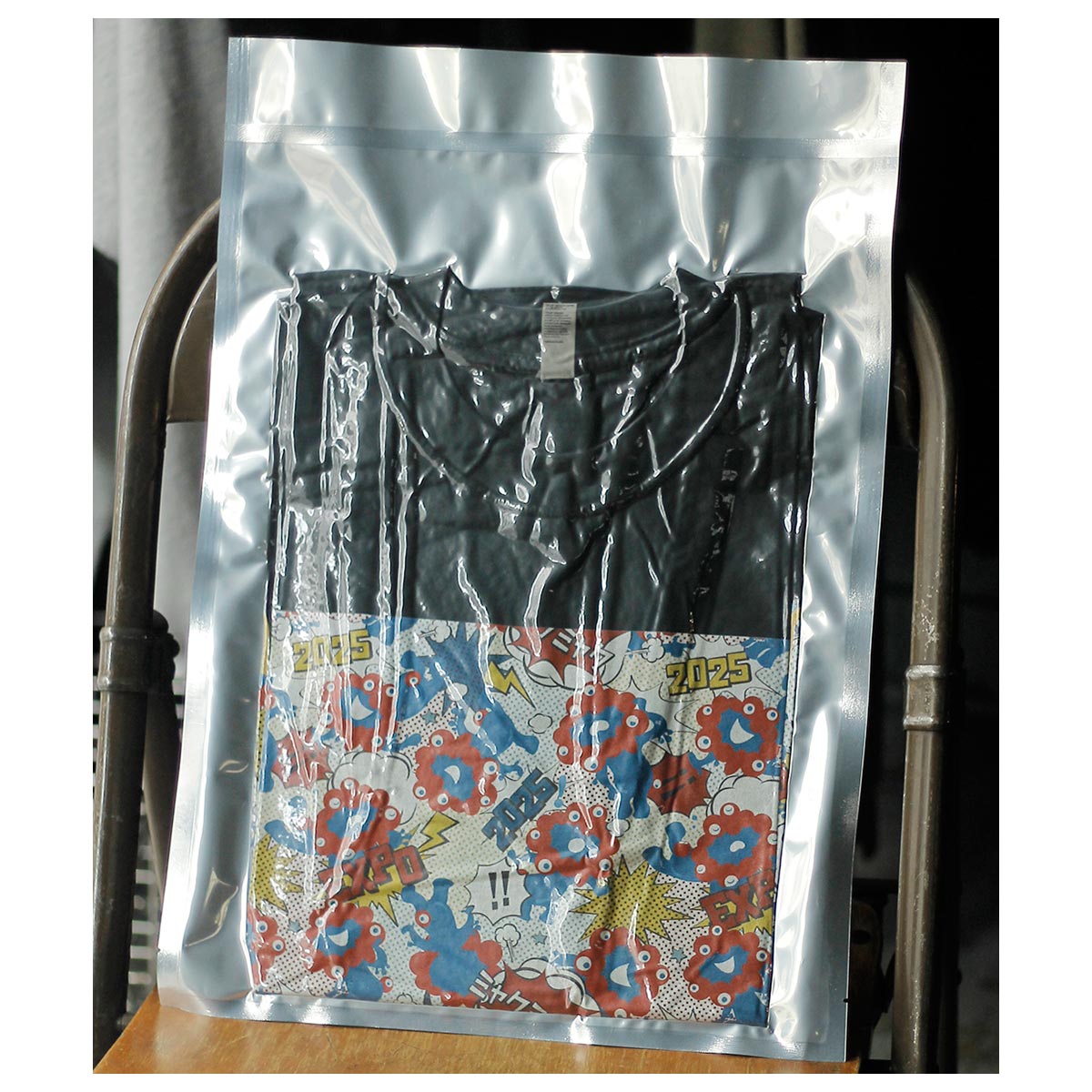 ����ƥ�� INTERIM ����ꥫ���ǥåɥ��ȥå��ܥǥ� �������ե륫�顼�ץ��� �ϥ��ѡ��ӥå�  �ߥ㥯�ߥ㥯 T����� PRINT IN JAPAN MADE IN USA DEADSTOCK BODY HYPER BIG PRINT TEE POP-ART MYAKU-MYAKU (IT26S233)