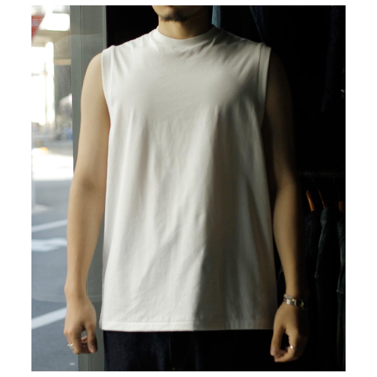 ����ƥ�� INTERIM �ϥ������� ���ӥ� ���㡼���� �Ρ����꡼�� T����� HIGH GAUGE SUVIN JERSEY N/S TEE (IT26S311)