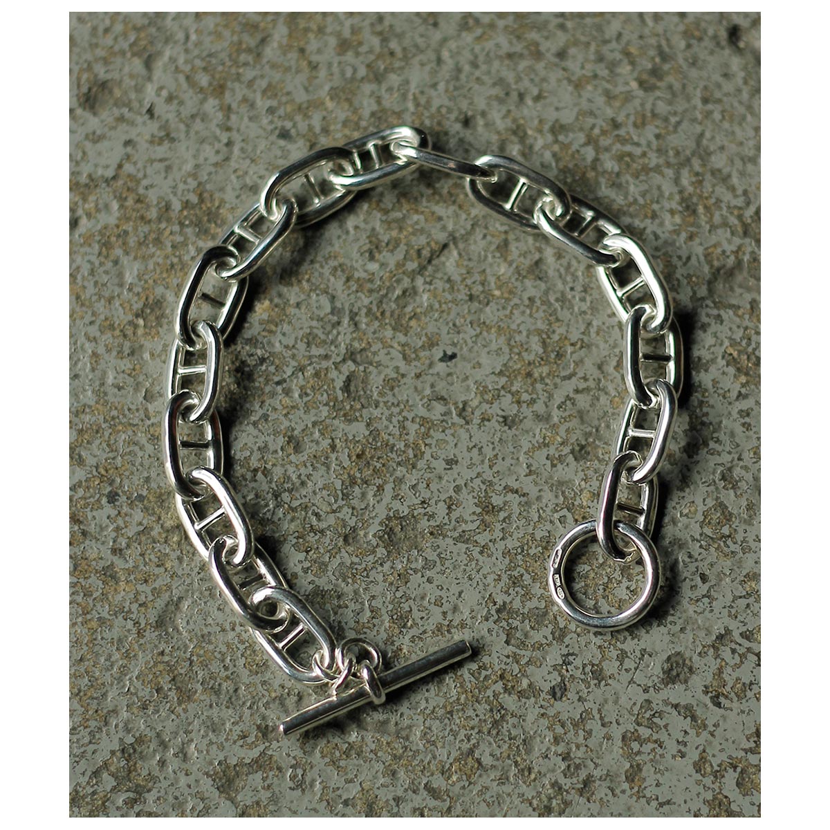 ����ƥ�� INTERIM ���󥫡� �������� T�С� �֥쥹��å� �����ꥢ�� ����С�925 ������ ANCHOR CHAIN T-BAR BRACELET ITALIAN SILVER 925 GRAND (IT000352)