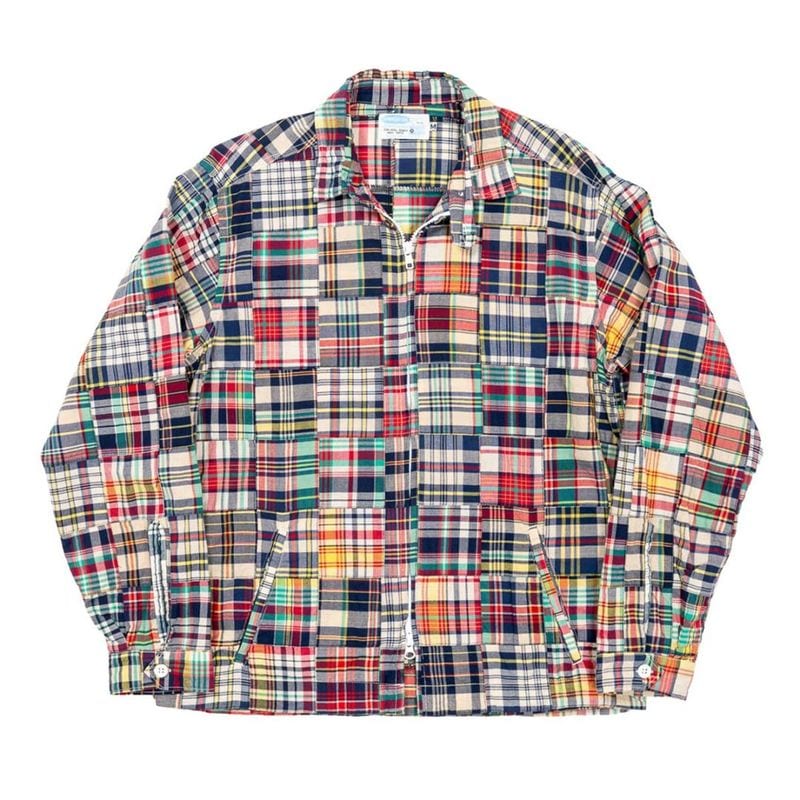 ������� WORKERS �ѥå�����ޥɥ饹 �������� �ȥå� Swing Top Patchwork Madras (2602-SWTP-MD)