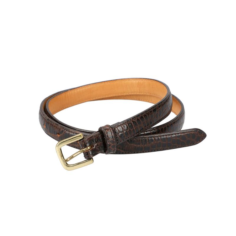 SCYE ���� ������������ �ɥ쥹 �٥�� Press Croco Dress Belt (3326-31309)