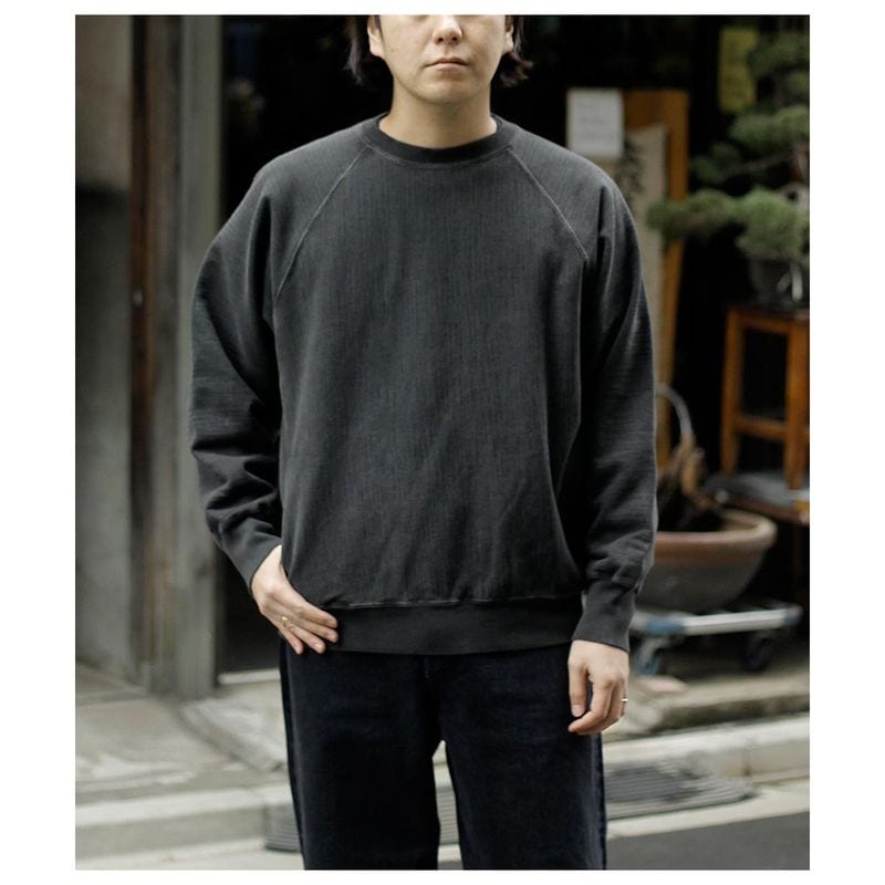 今期新作BATONER バトナー JUMBERCA URAKE CREWNECK バトナー BATONER ジャンベルカ 裏毛 フェードカラー クルーネック