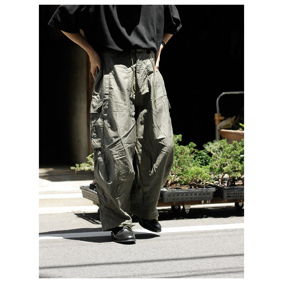 ニードルズ NEEDLES 6ポケ カーゴ ヒザデルパンツ H.D. Pant - BDU (HD