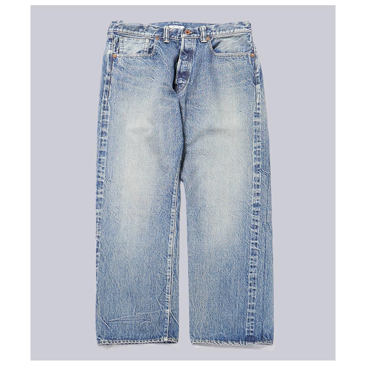 ����ƥ�� INTERIM ����ӡ� �إӡ� ���Х� ����ȥ� �ϥ��ѡ��ӥå� WWII 1943 �ǥ˥� �ѥ�� SHABBY HEAVY KIBATA CLASSIC HYPER BIG WWII 1943 DENIM JEANS  (IT26S051HB)