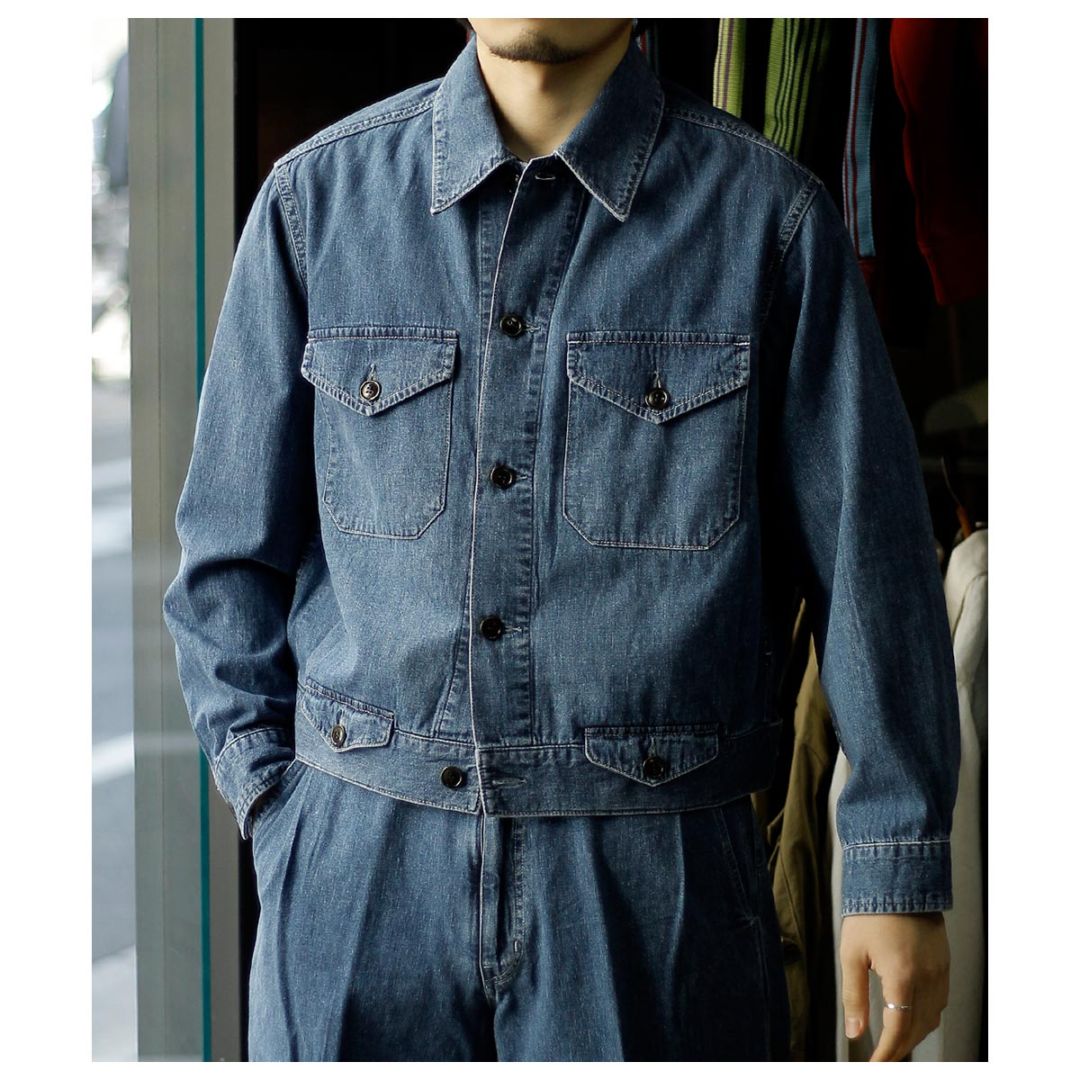 サルト SARTO ライトオンス デニム トラッカー ジャケット LIGHT DENIM サルト SARTO ライトオンス デニム トラッカー ジャケット LIGHT DENIM