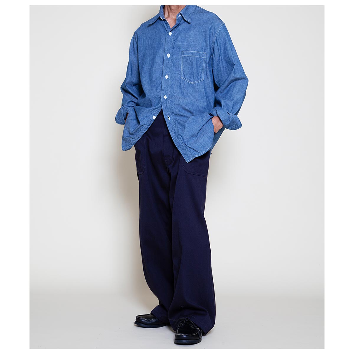 �ե��ƥ���������å��� FATIGUE SLACKS �����ܡ��� �ĥ��� �桼�ƥ���ƥ� �ͥ��ӡ� ����å��� CORONA��AIRBORN TWILL UTILITY NAVY SLACKS (FP015-26)