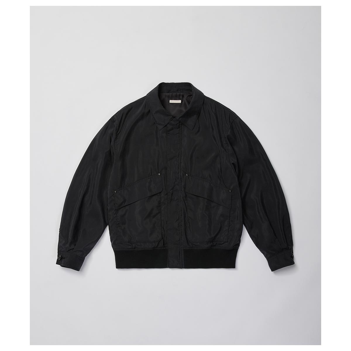 ����ƥꥢ ULTERIOR ���륯 �ʥ����� ���ե� �ե饤�� ���㥱�å� SILK NYLON TAFFETA FLIGHT JKT (UBS51-LA232)