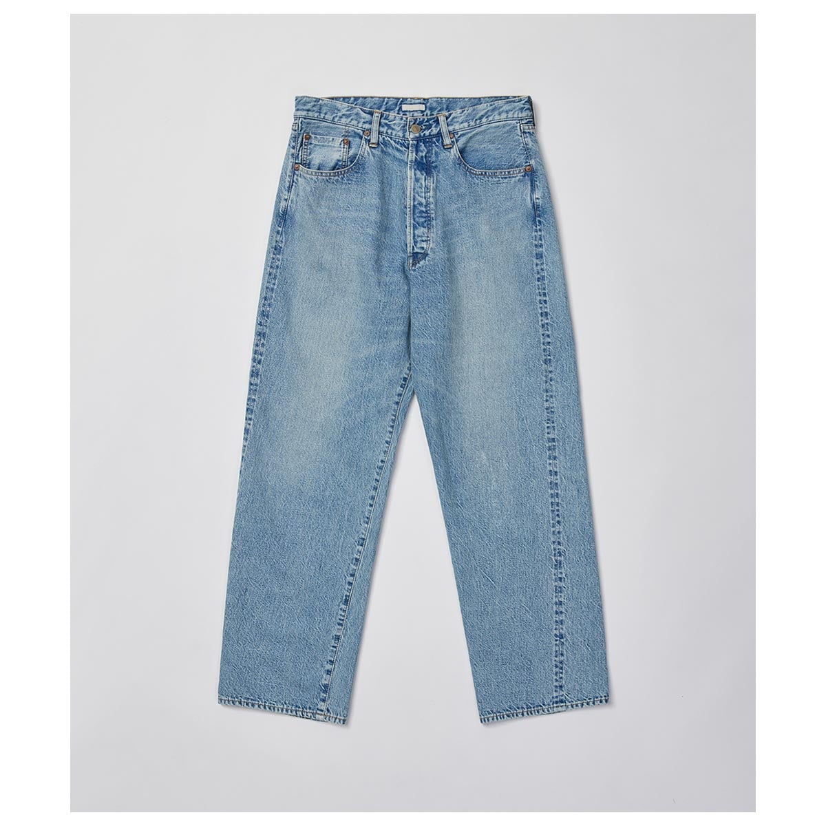����ƥꥢ ULTERIOR ������ơ��� �����å��� ��������å� �ǥ˥� 5�ݥ��å� �ѥ�� VINTAGE WASHED SELVEDGE DENIM 5P PANTS (UPJ05-LA246-B)