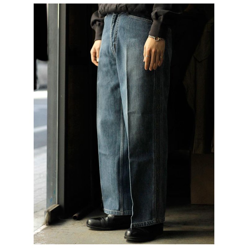 ����� SARTO �ǥ˥� ����֥������꡼ �磻�� �ѥ�� ������013 COTTON DENIM WIDE EMBROIDERY PANTS  TYPE 013 (261-13006)