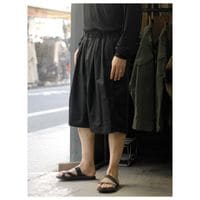 �ΥΥå� NONNOTTE �������ɡ��ƥ��顼 ������/�ʥ����� �ץ꡼�� �ɥå� ���硼�� �ȥ饦���� Eau de Tailleur / W N Pleat Dock Shorts Trousers (N-26S-024)